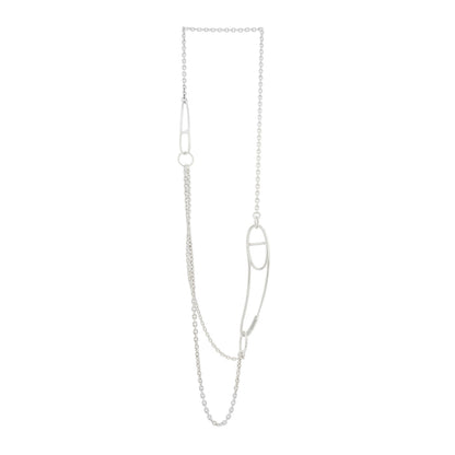 Hermes Sterling Silver Chaine d'Ancre Punk Long Necklace 3 of 5