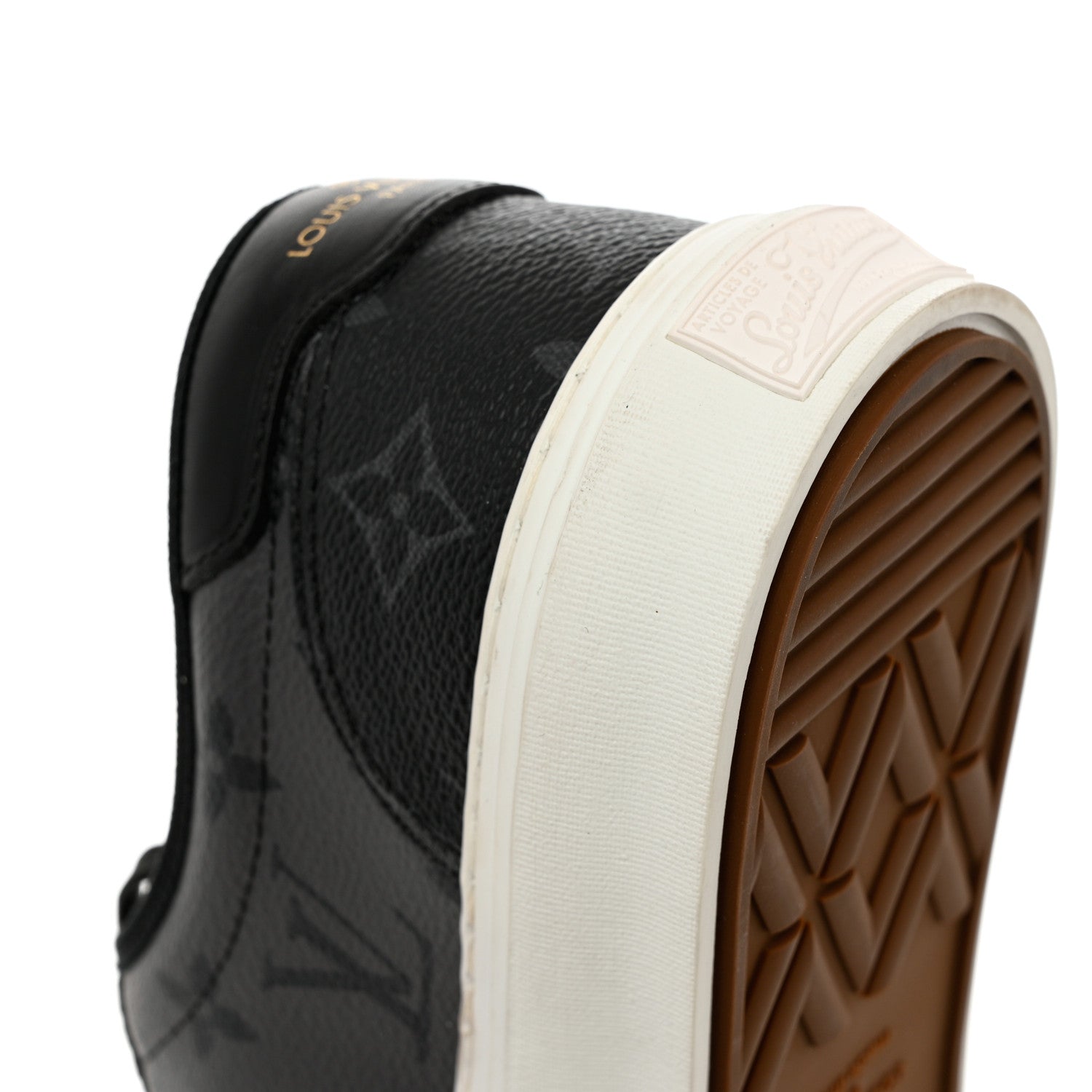 Louis Vuitton Monogram Eclipse Trocadero Richelieu Sneakers 8 10 of 10