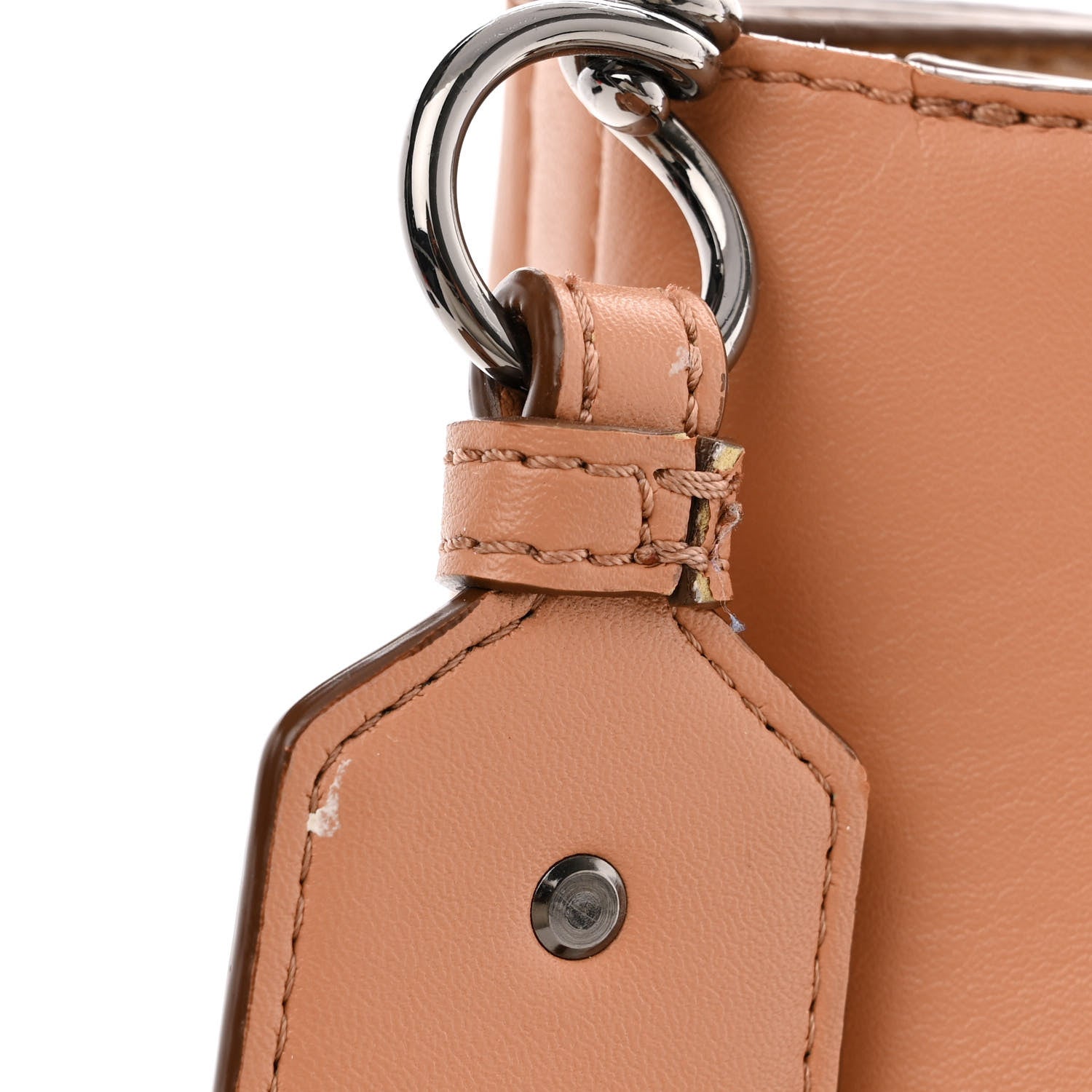 Stella McCartney Eco Alter Nappa Perforated Logo Mini Crossbody Beige 12 of 13