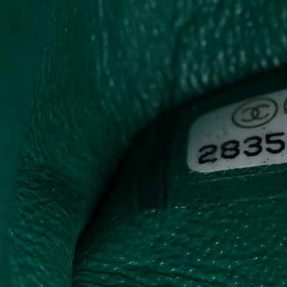 Chanel Aged Calfskin Quilted 2.55 Reissue Mini Flap Green 7 of 10