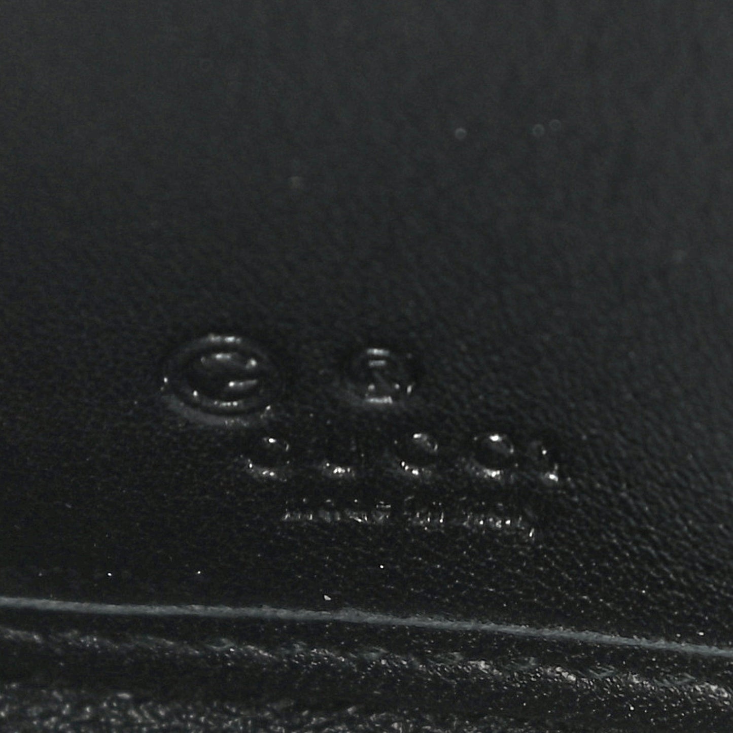 Guccissima Vitello Tender Zip Around Wallet Black