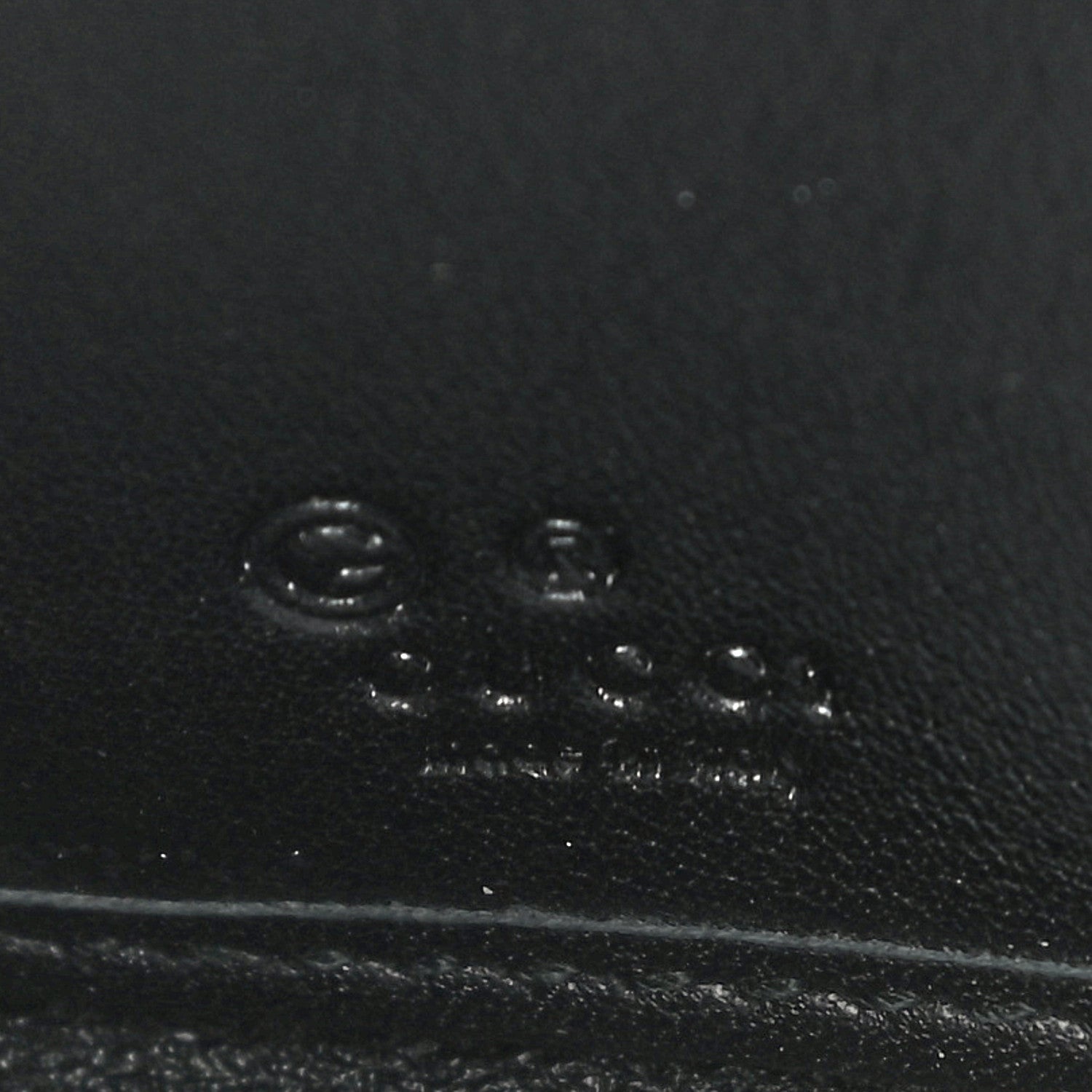 Gucci Guccissima Vitello Tender Zip Around Wallet Black 6 of 12