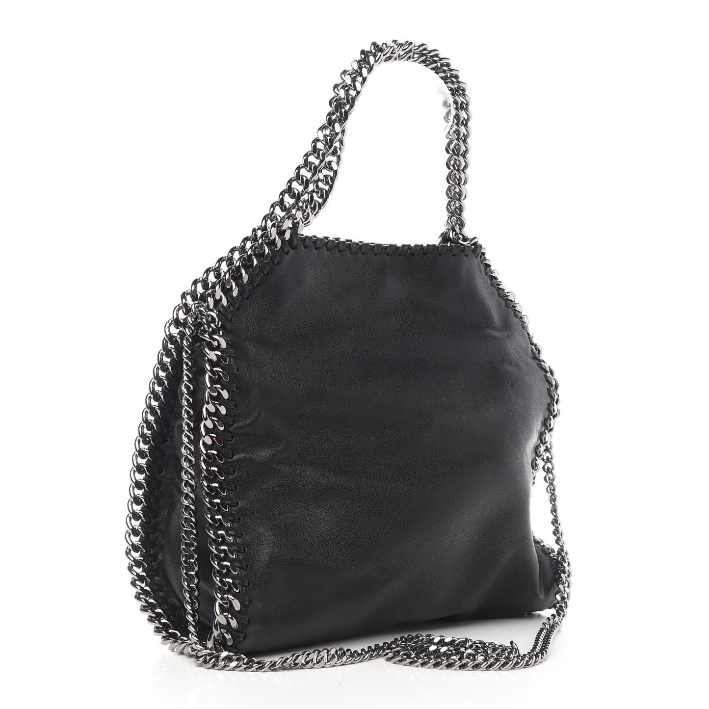 Eco Alter Nappa Embossed Mini Star Falabella Tote Black Pink
