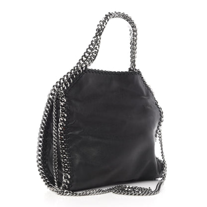 Stella McCartney Eco Alter Nappa Embossed Mini Star Falabella Tote Black Pink 3 of 9
