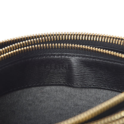Celine Liege Calfskin Large Trio Crossbody Bag Black 5 of 9