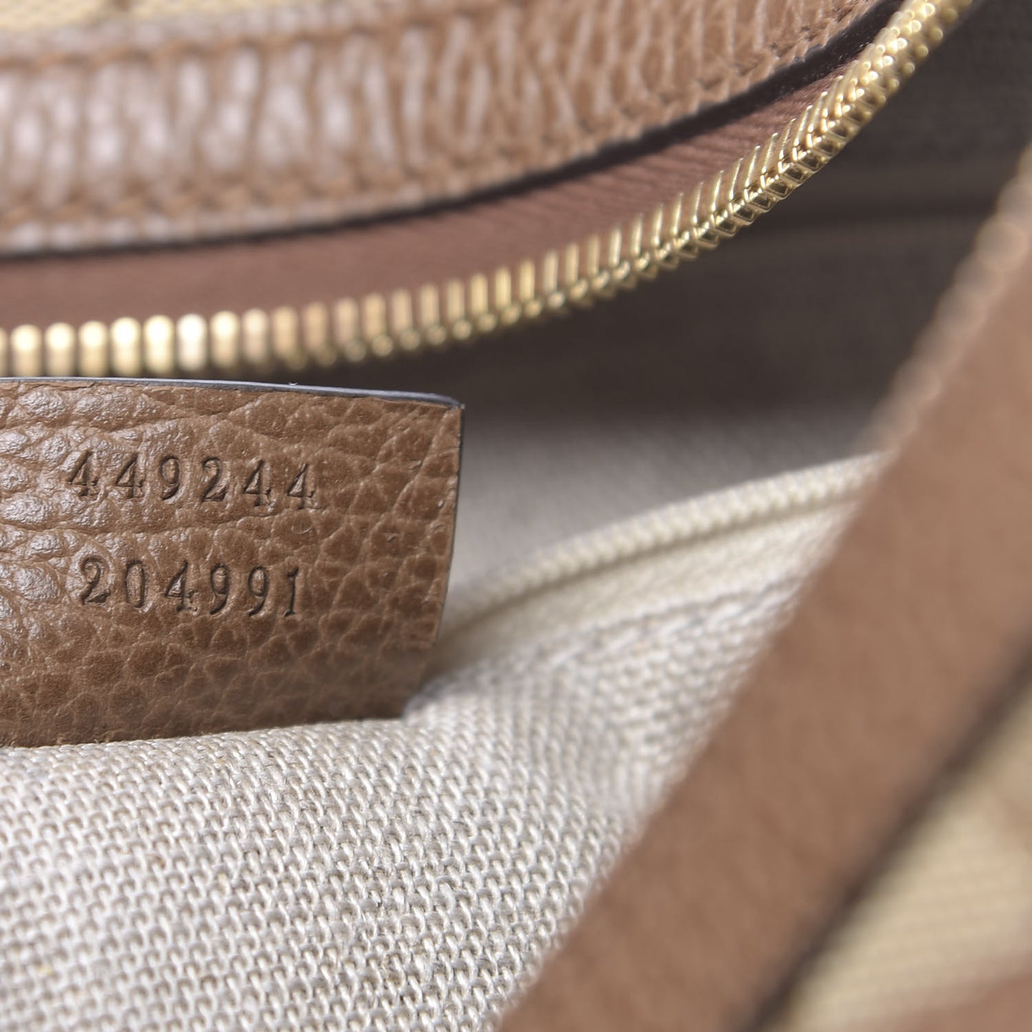 Soft GG Monogram Large Margaux Hobo Brown