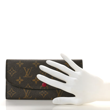 Louis Vuitton Monogram Emilie Wallet Fuchsia 2 of 8