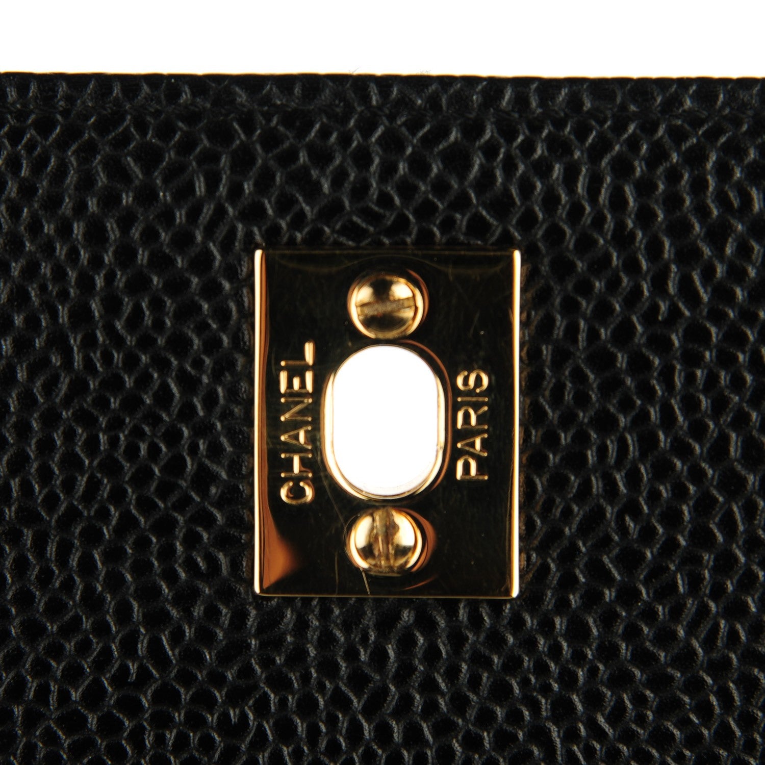 Chanel Caviar Quilted Jumbo Kelly Flap Black 5 of 9
