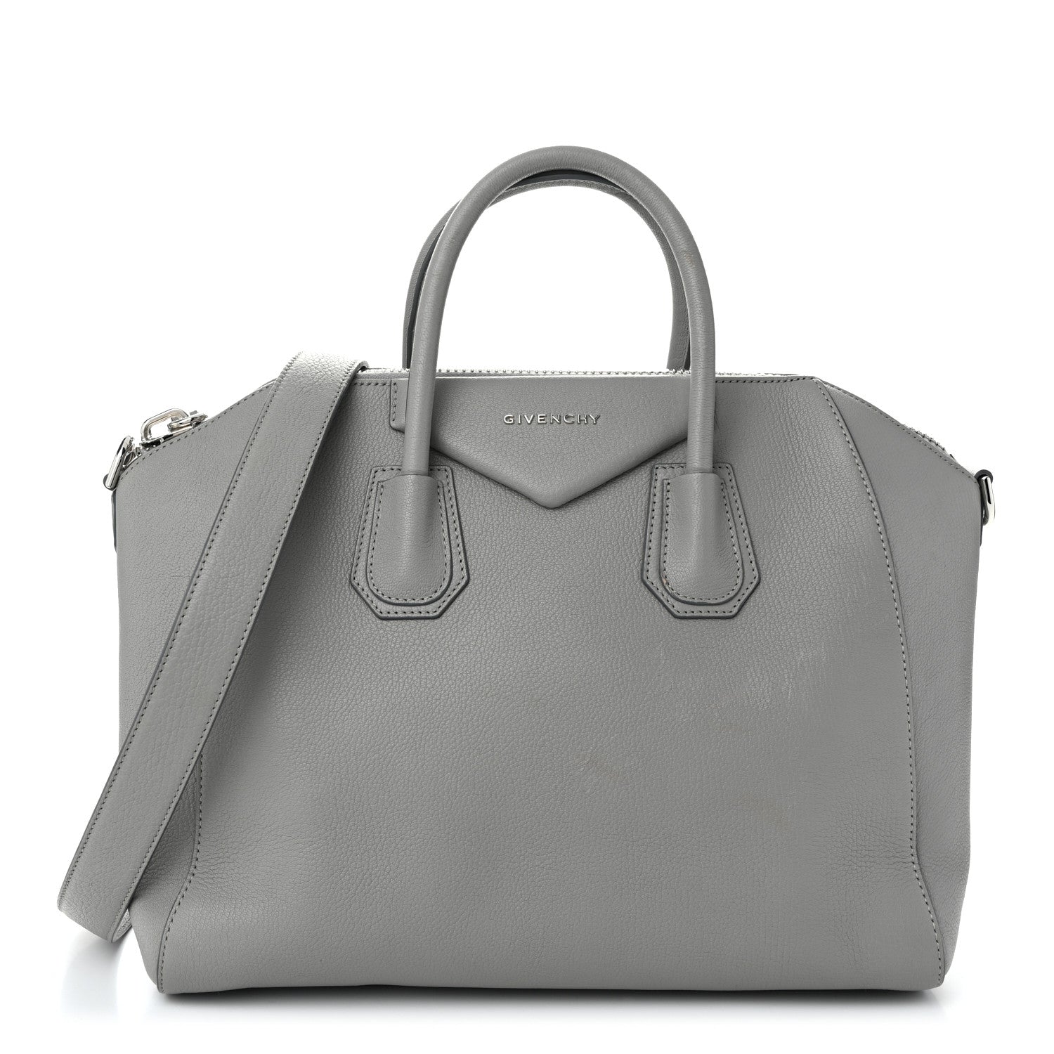 Givenchy Sugar Goatskin Medium Antigona Pearl Grey 1 of 11