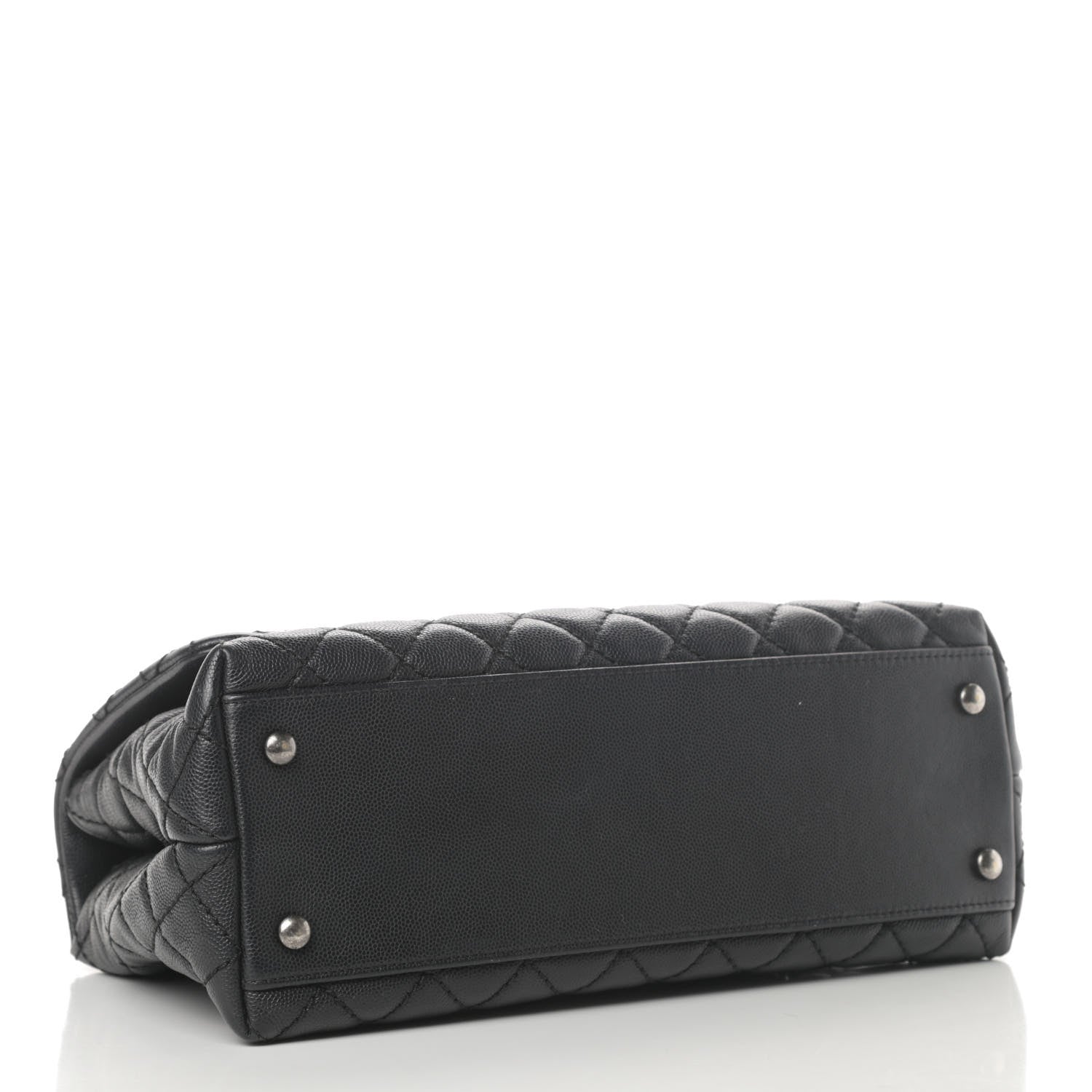 Chanel Caviar Quilted Small Coco Handle Flap Black 4 of 14