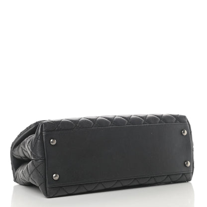 Chanel Caviar Quilted Small Coco Handle Flap Black 4 of 14