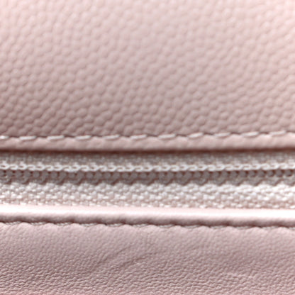 Chanel Caviar Quilted Small Coco Handle Flap Rose Clair 11 of 12