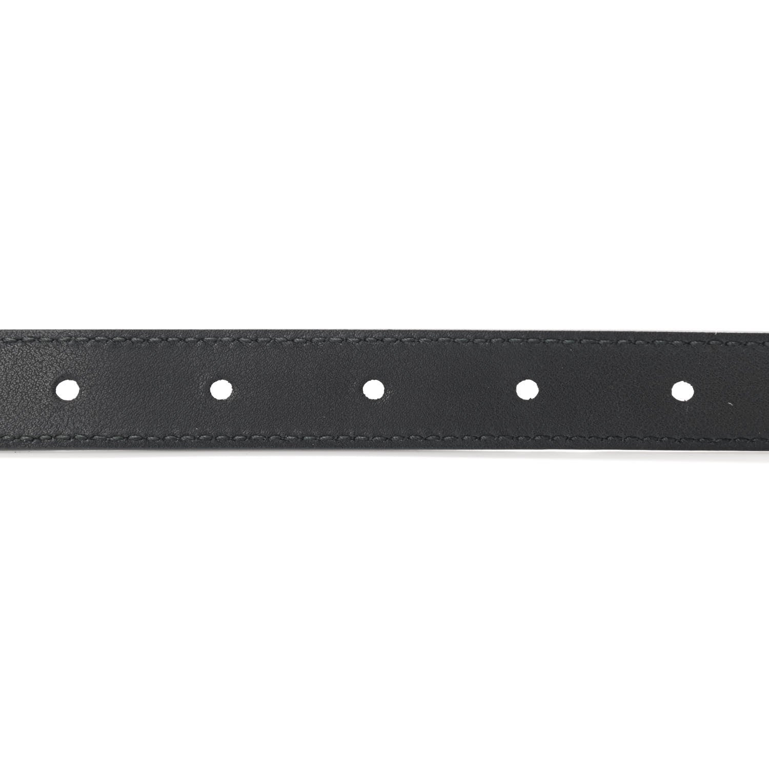 Gucci Calfskin Double G 20mm Belt 80 32 Black 5 of 8