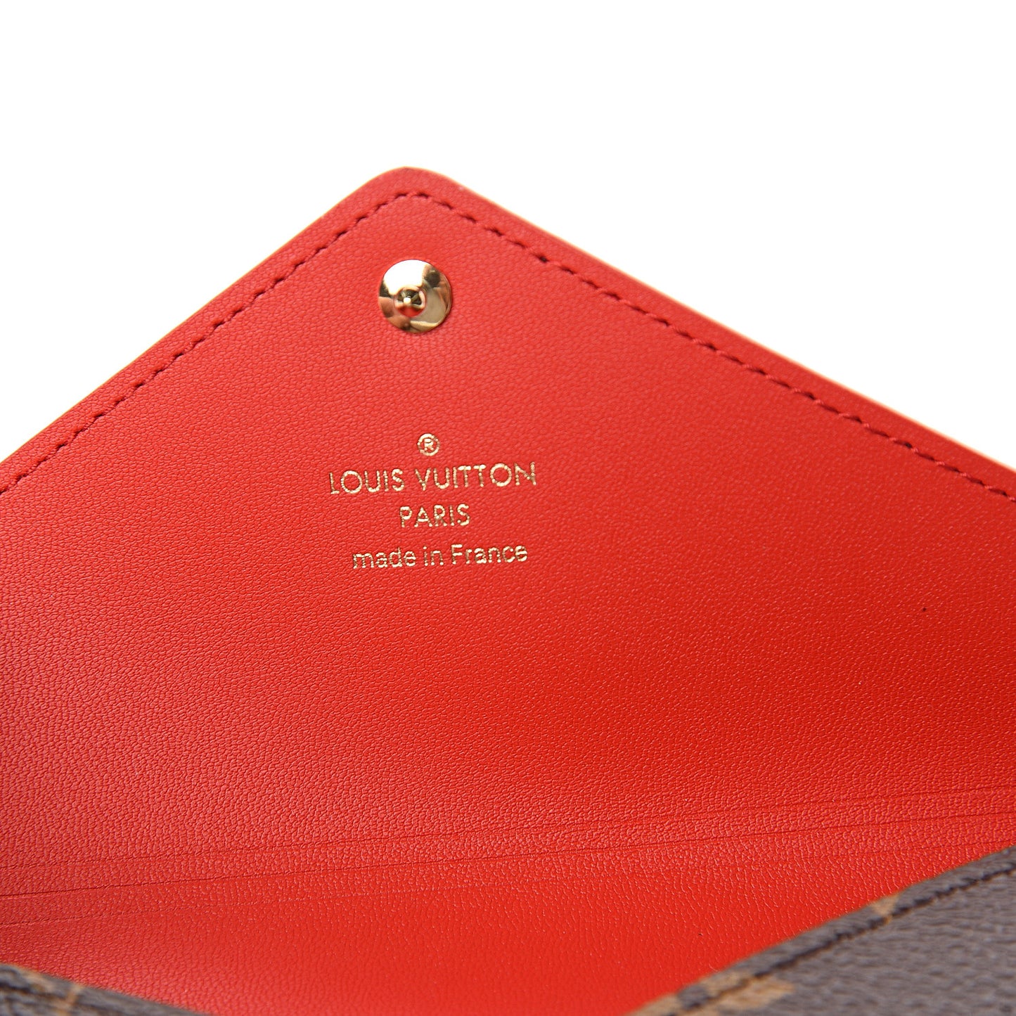 Monogram Medium Kirigami Pochette Insert Coquelicot
