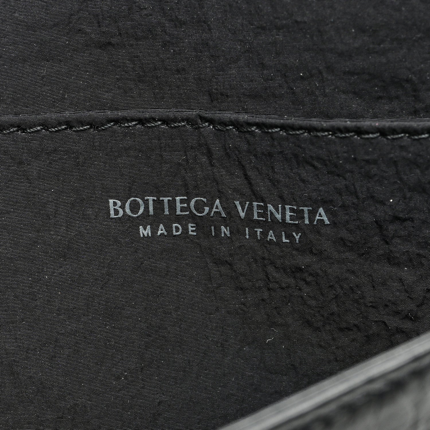 Bottega Veneta Paper Calfskin Intreccio Cassette Belt Bag Black 6 of 9