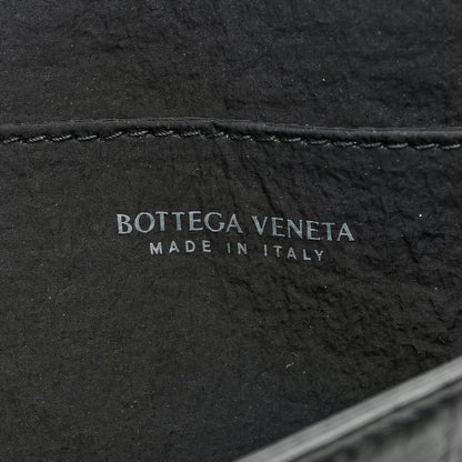 Bottega Veneta Paper Calfskin Intreccio Cassette Belt Bag Black 6 of 9