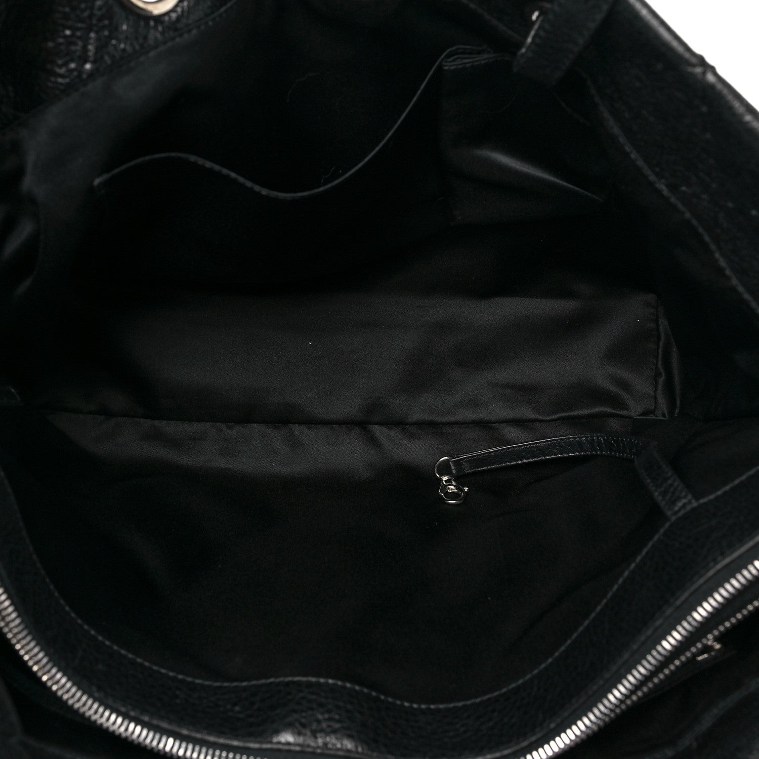 Chanel Glazed Calfskin Large On The Road Tote Black 6 of 10