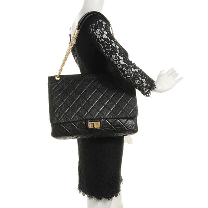 Chanel Aged Calfskin Quilted 2.55 Reissue 228 Flap Black 2 of 8