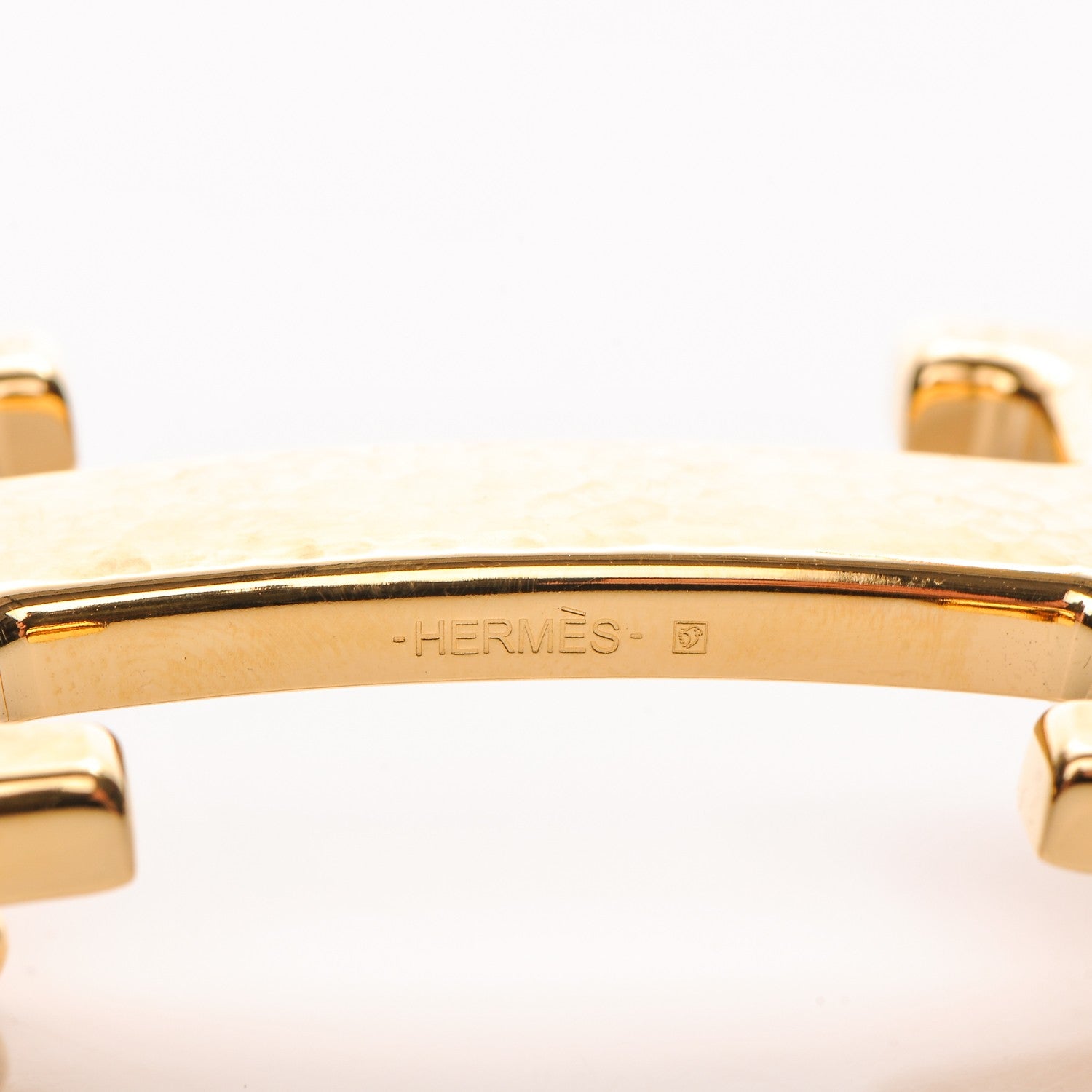 Hermes Martelee 32mm H Belt Buckle Gold 7 of 7
