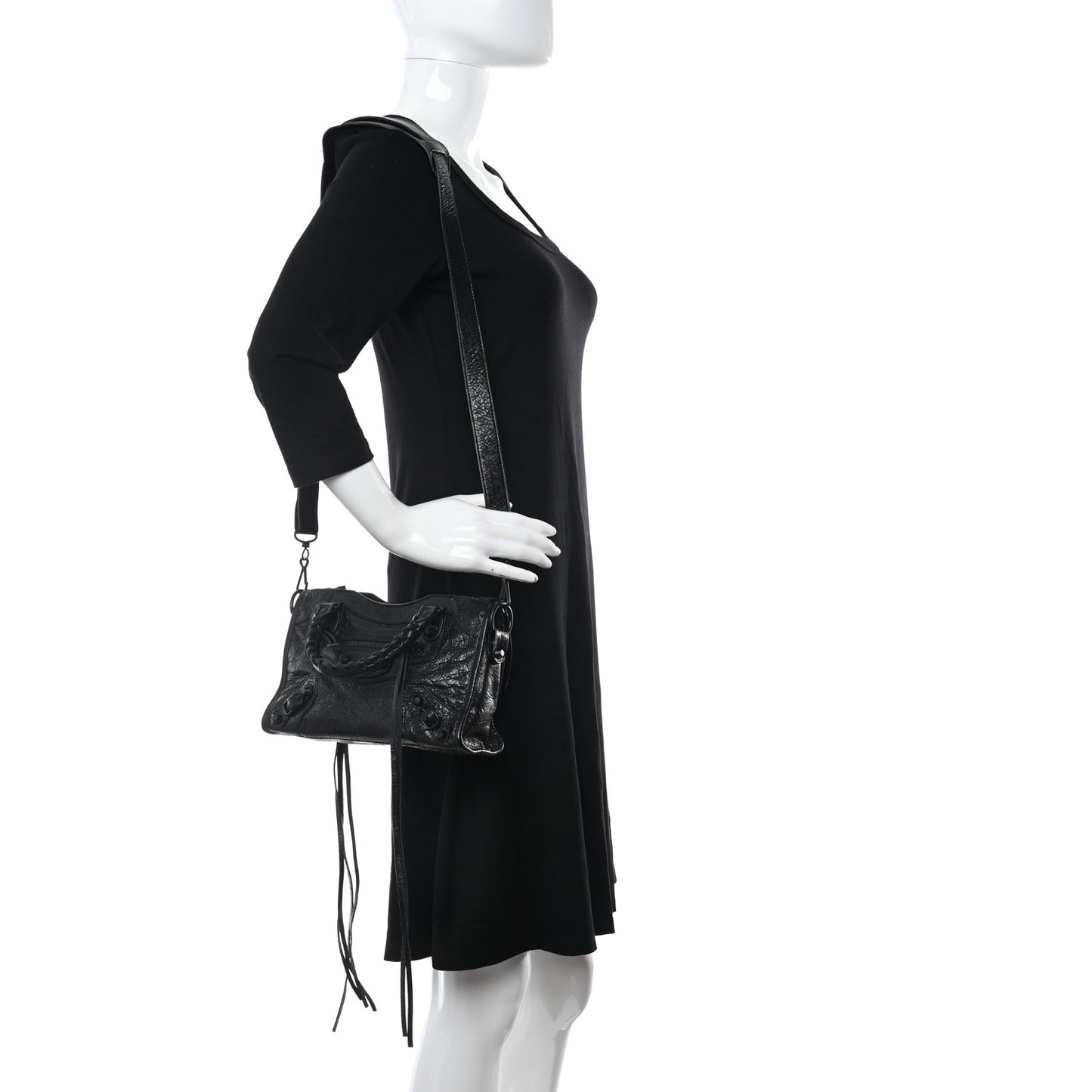 Agneau Arena Classic Black Hardware Mini City Black