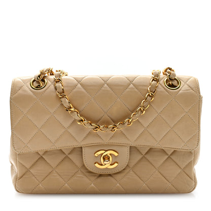 Chanel Lambskin Quilted Small Double Sided Flap Beige 1 of 12