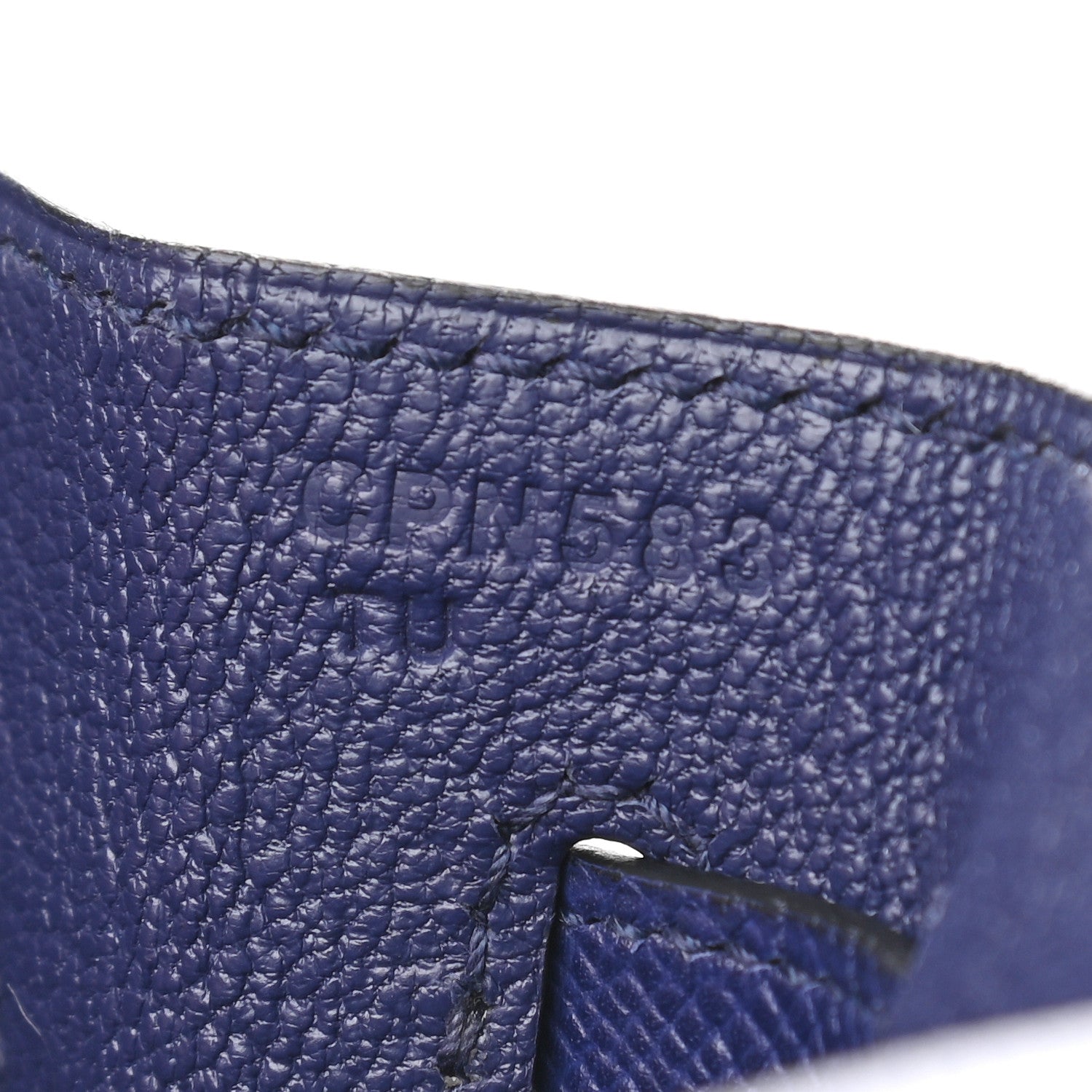 Hermes Epsom Kelly Sellier 32 Bleu Encre 7 of 10