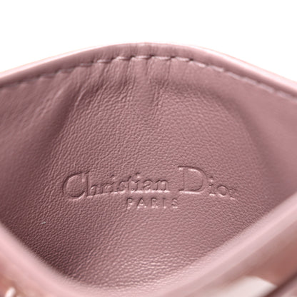 Christian Dior Patent Cannage Lady Dior Five-Slots Card Holder Pink Peony 6 of 7