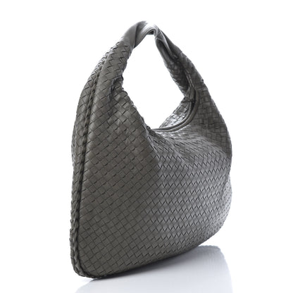 Bottega Veneta Nappa Intrecciato Large Veneta Hobo Steel 3 of 10