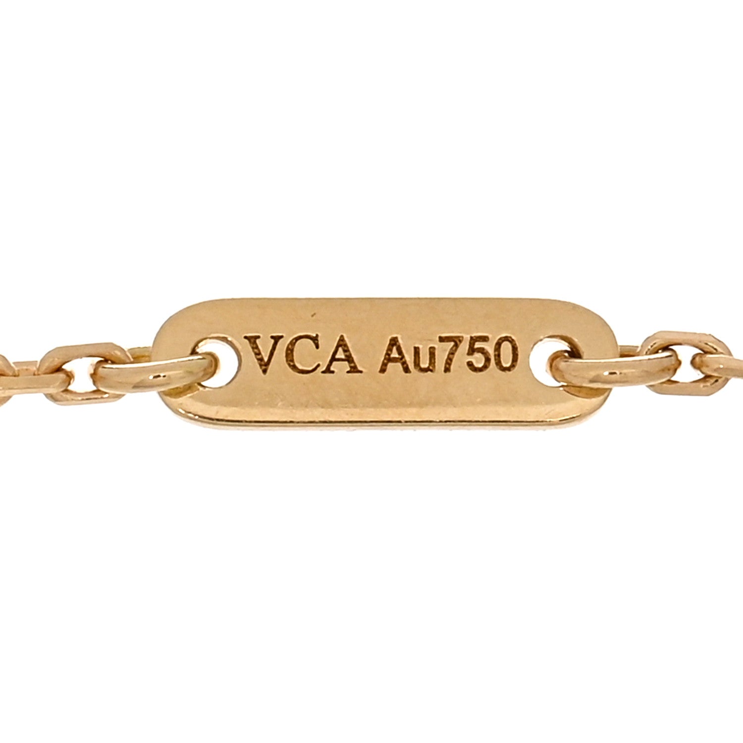 Van Cleef & Arpels 18K Yellow Gold Mother of Pearl Sweet Alhambra Bracelet 3 of 4