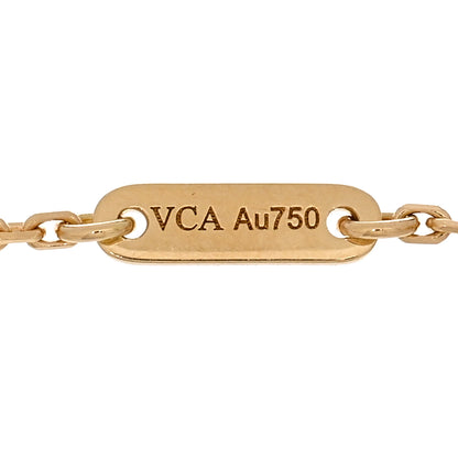 Van Cleef & Arpels 18K Yellow Gold Mother of Pearl Sweet Alhambra Bracelet 3 of 4