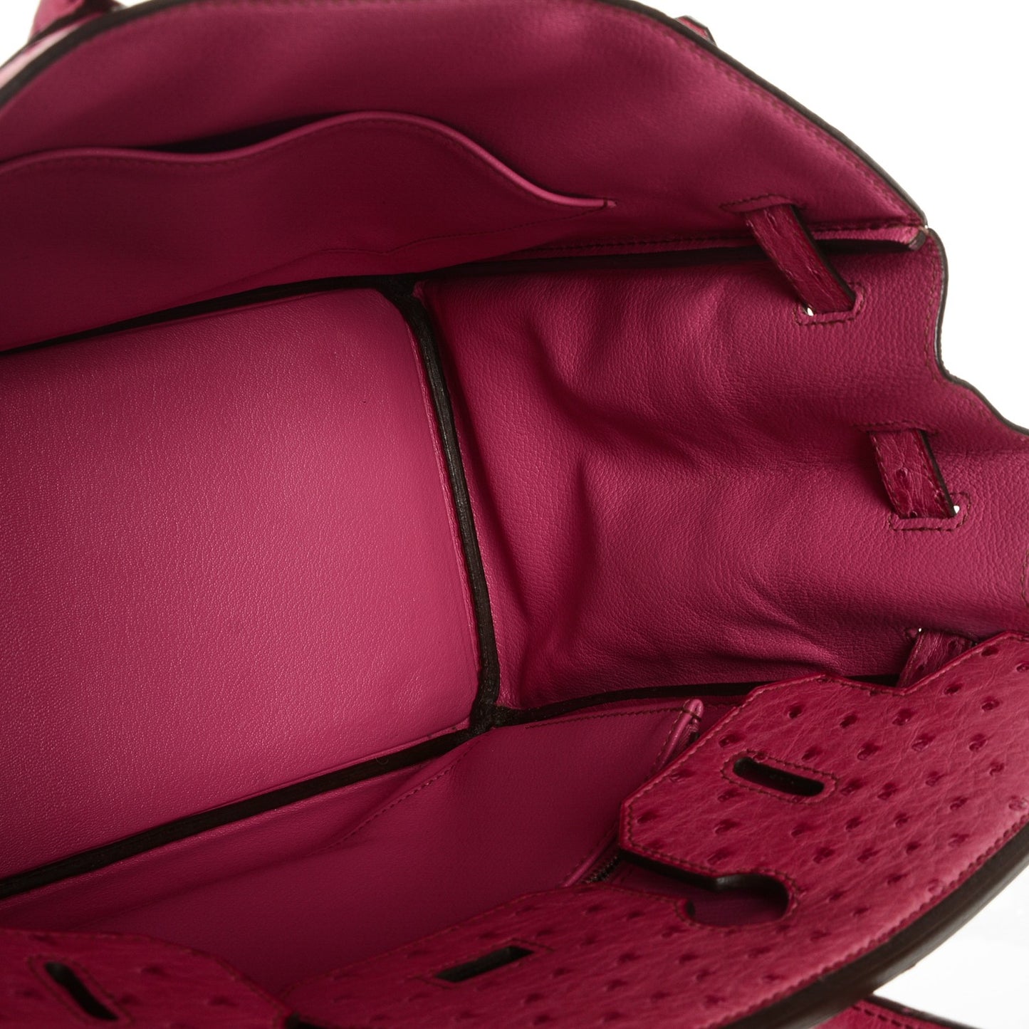 Ostrich HAC Birkin 32 Fuchsia