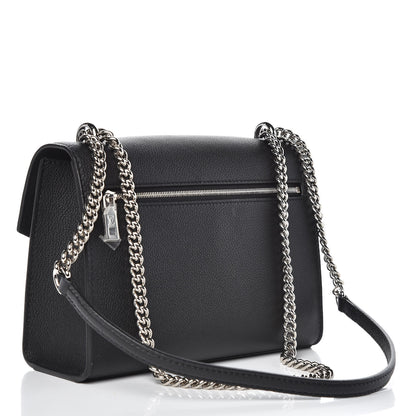 Louis Vuitton Soft Calfskin My Lockme Chain Bag BB Black 3 of 10