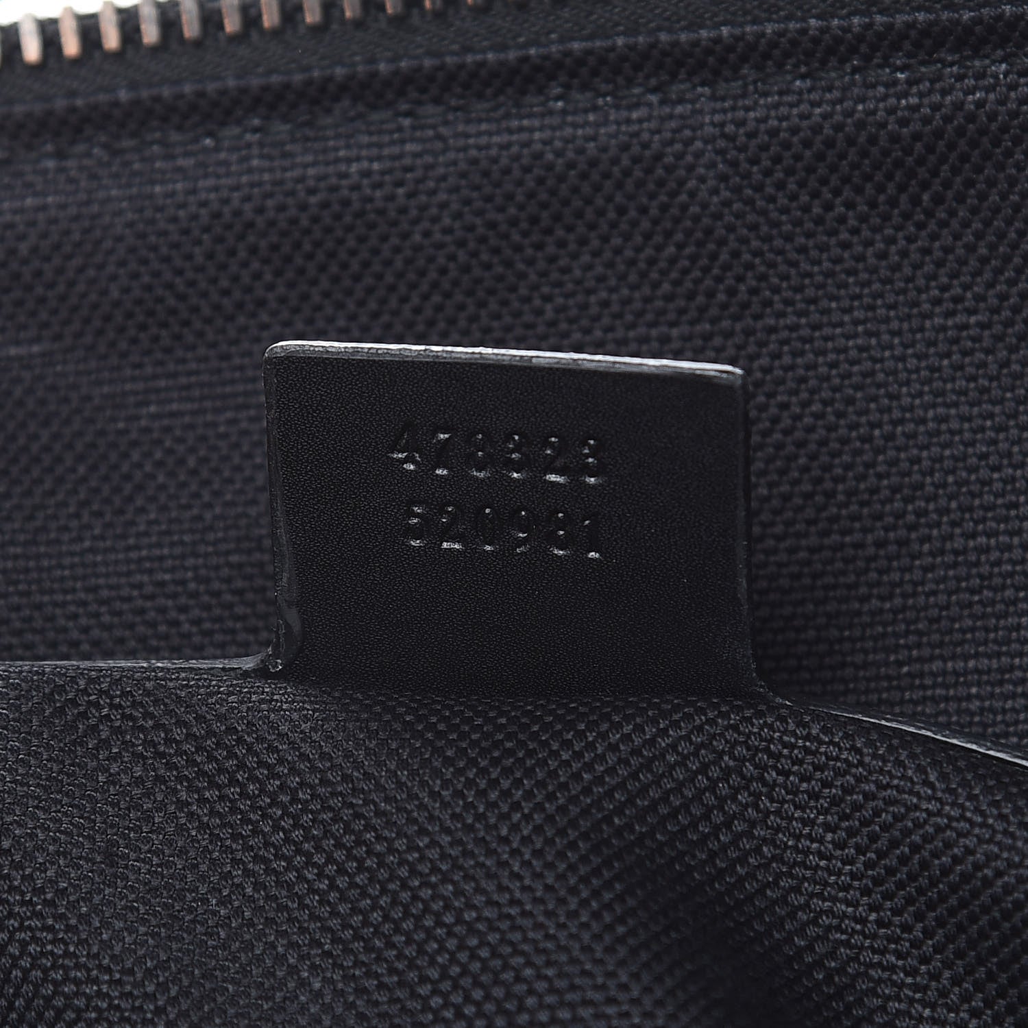 Gucci Soft GG Supreme Monogram Appia Calfskin Web Large Carry On Duffle Bag Black Grey 7 of 10