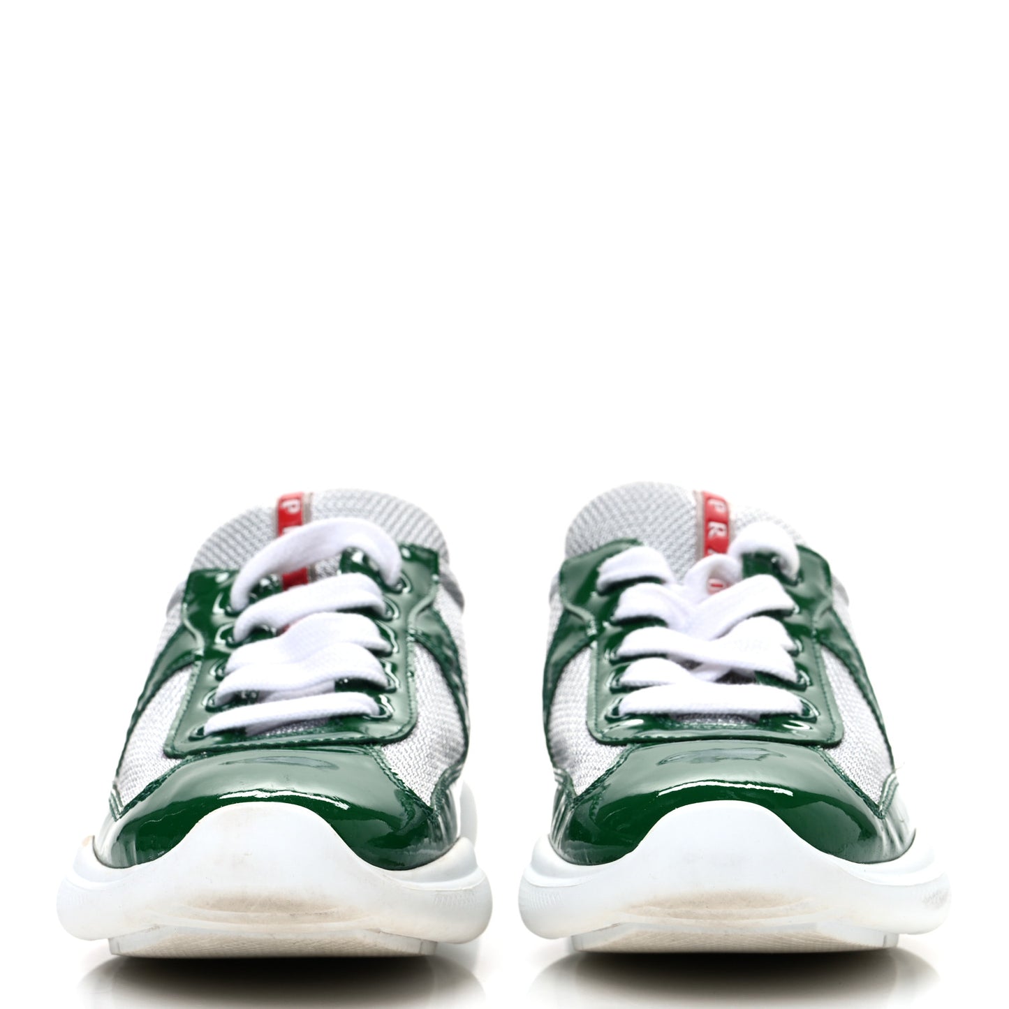 Patent America's Cup Patchwork Sneakers 39.5 Green