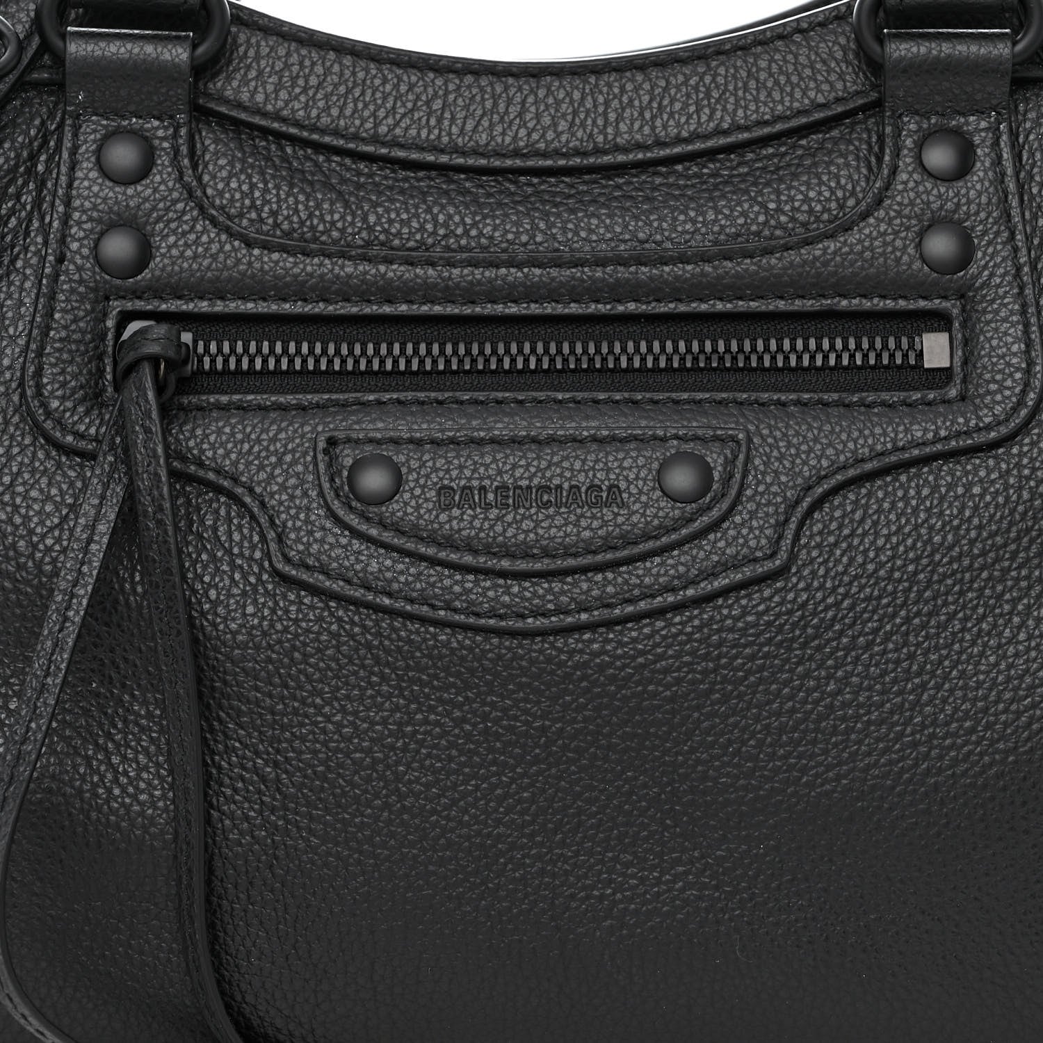 Balenciaga Grained Calfskin Neo Classic Black Hardware S City Black 8 of 11