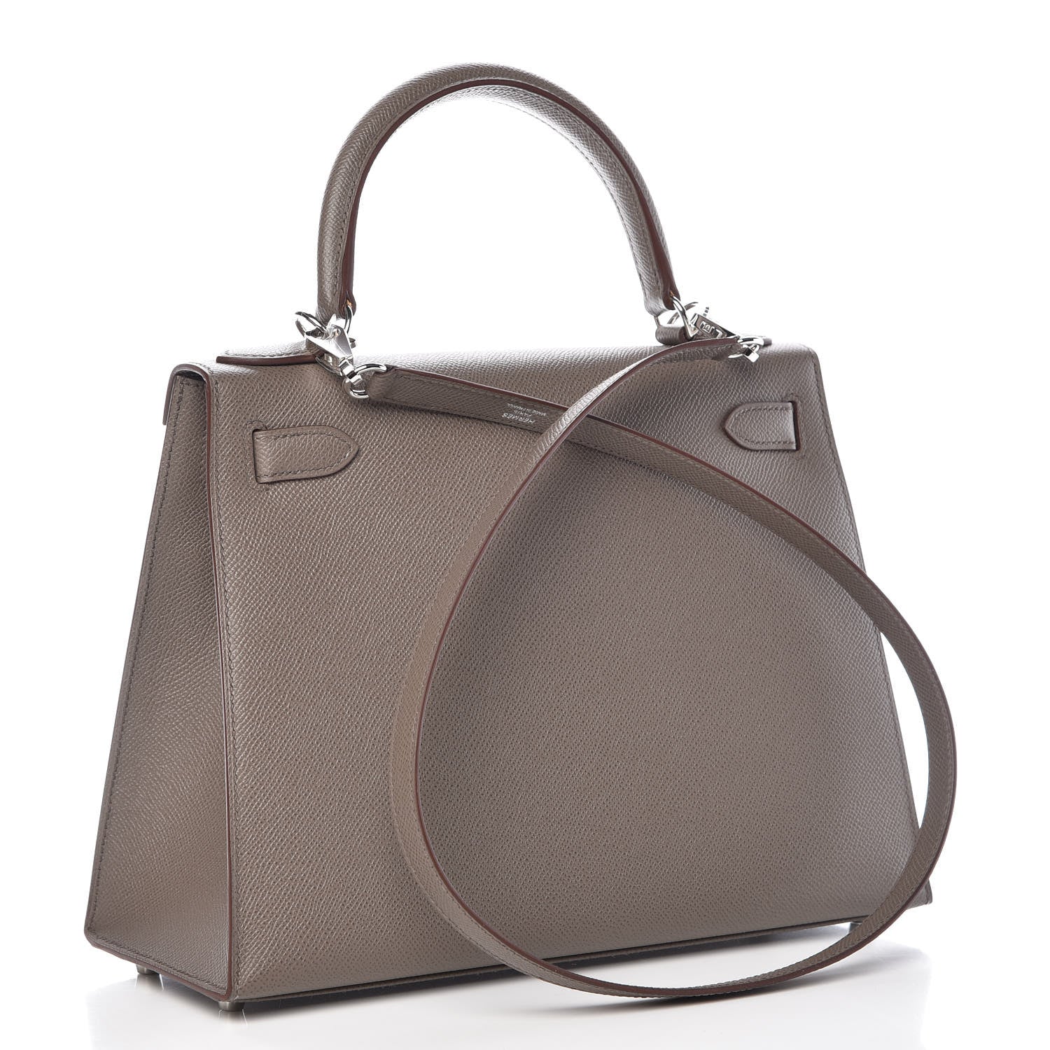 Hermes Epsom Kelly Sellier 28 Etain 3 of 37