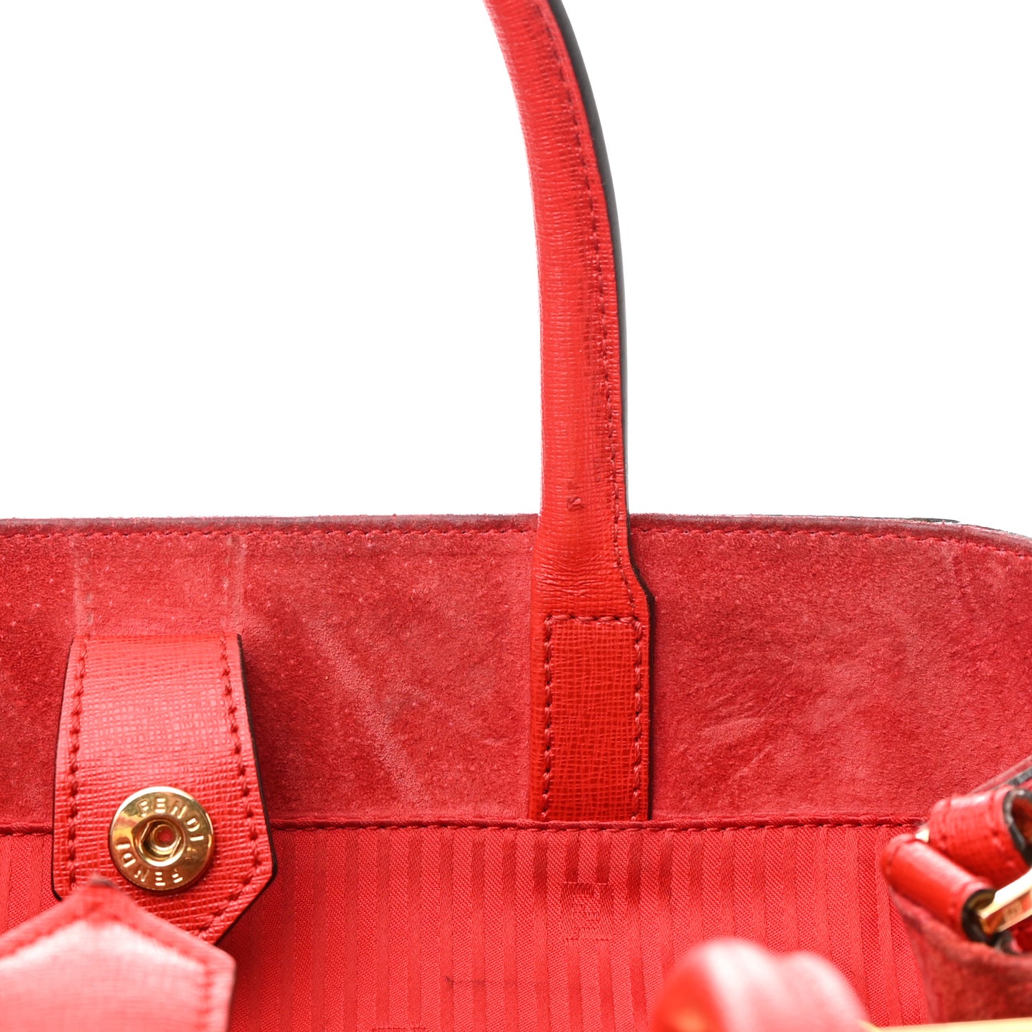 Vitello Elite Flamingo Regular 2Jours Tote Rosso Fiamma
