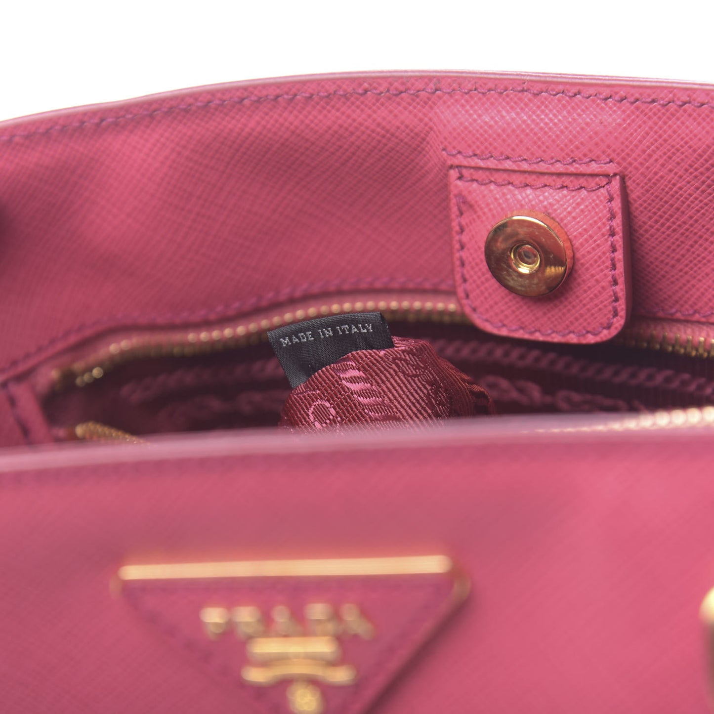 Saffiano Lux Medium Tote Peonia