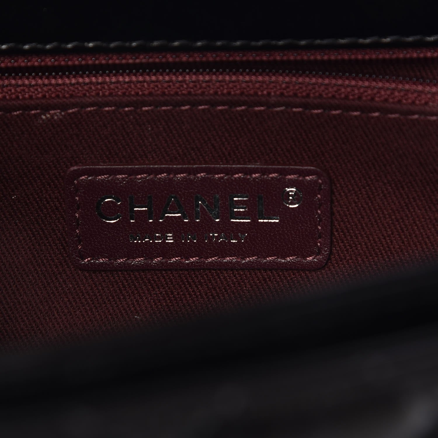 Chanel Glazed Calfskin Quilted Accordion Flap Black 7 of 11