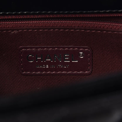 Chanel Glazed Calfskin Quilted Accordion Flap Black 7 of 11