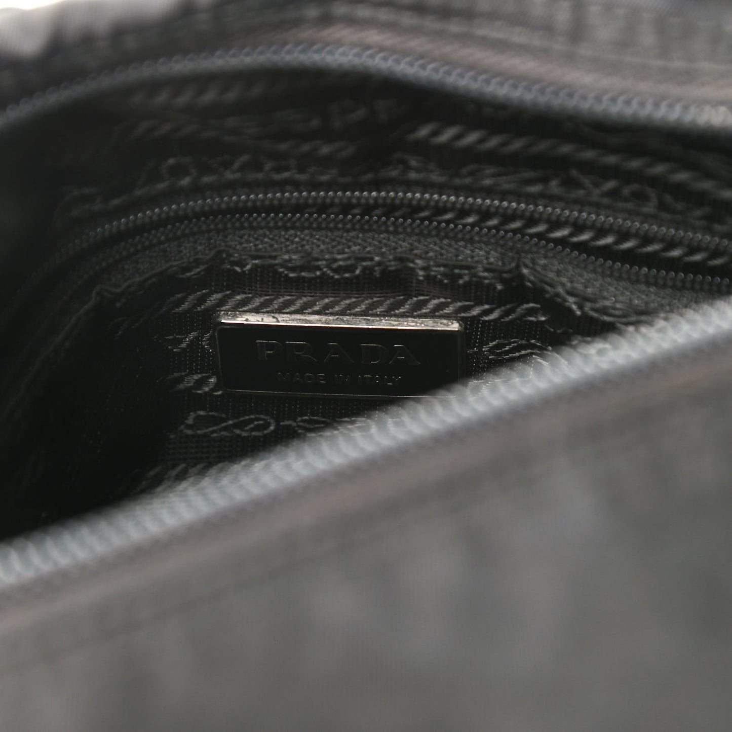 Nylon Vela Sport Messenger Bag Black