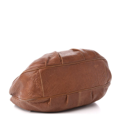 Fendi Crinkled Lambskin Mia Hobo Camel 4 of 10