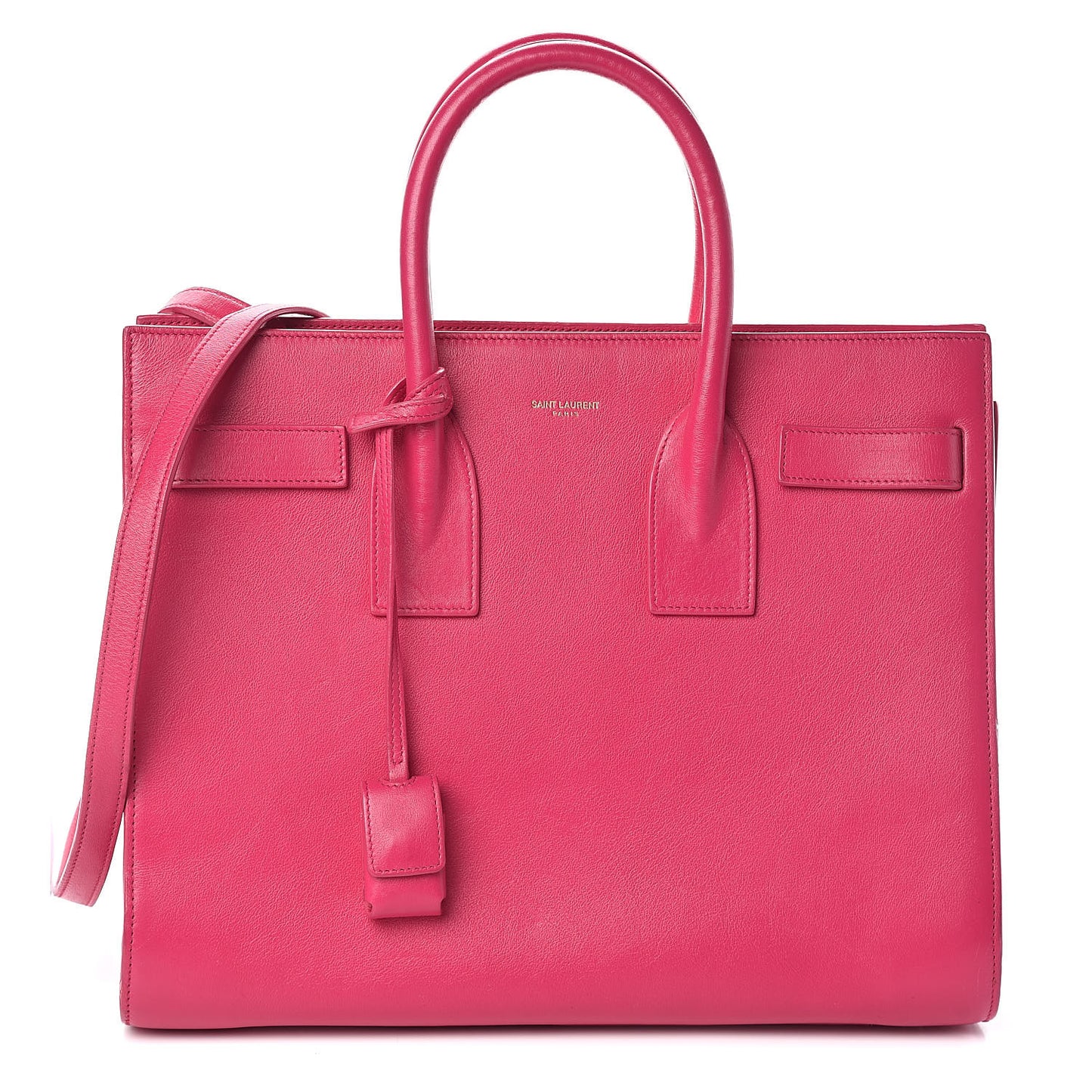 Calfskin Small Sac De Jour Lipstick Fuchsia