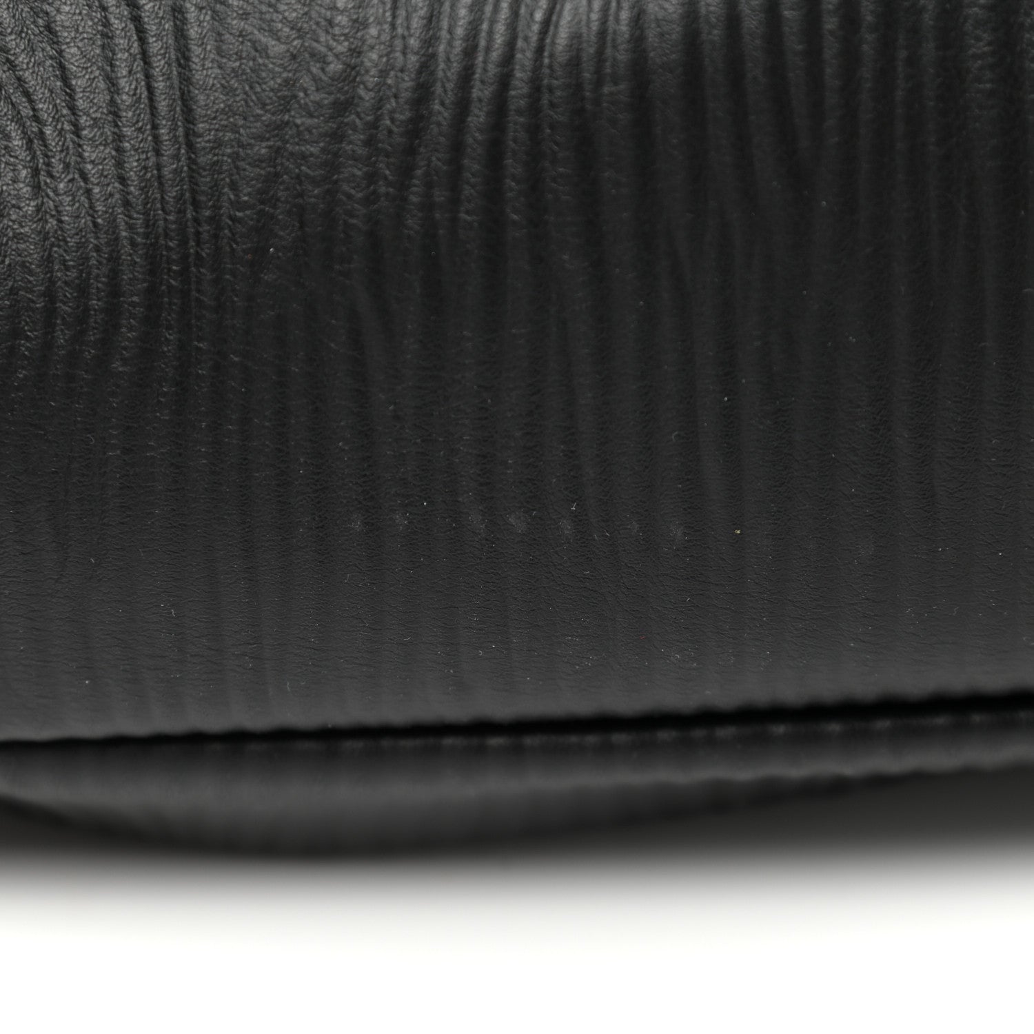 Bottega Veneta Bark Calfskin Embossed The Pouch Oversized Clutch Black 8 of 8