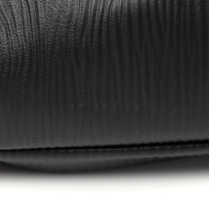 Bottega Veneta Bark Calfskin Embossed The Pouch Oversized Clutch Black 8 of 8
