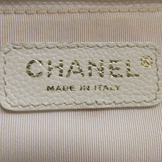 Chanel Caviar Cerf Shopper Tote White 9 of 13