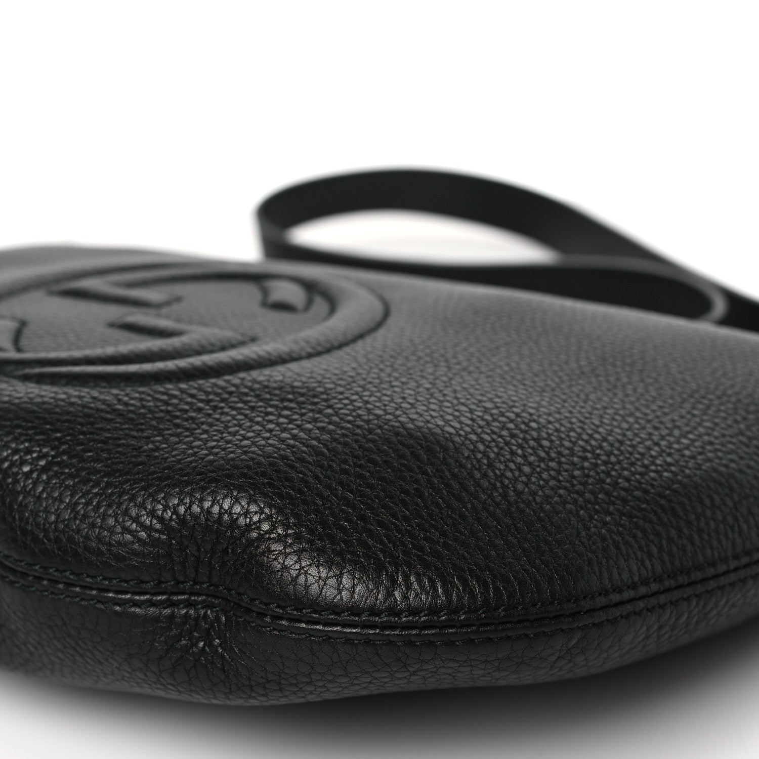 Gucci Pebbled Calfskin Small Soho Hobo Black 9 of 9