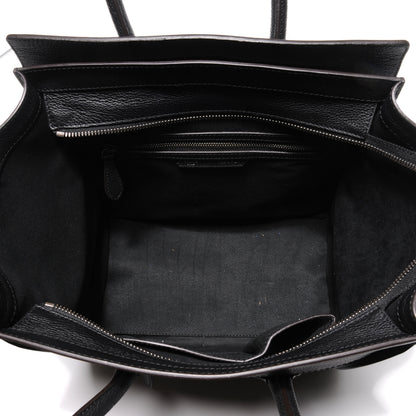 Celine Drummed Mini Luggage Black 7 of 8