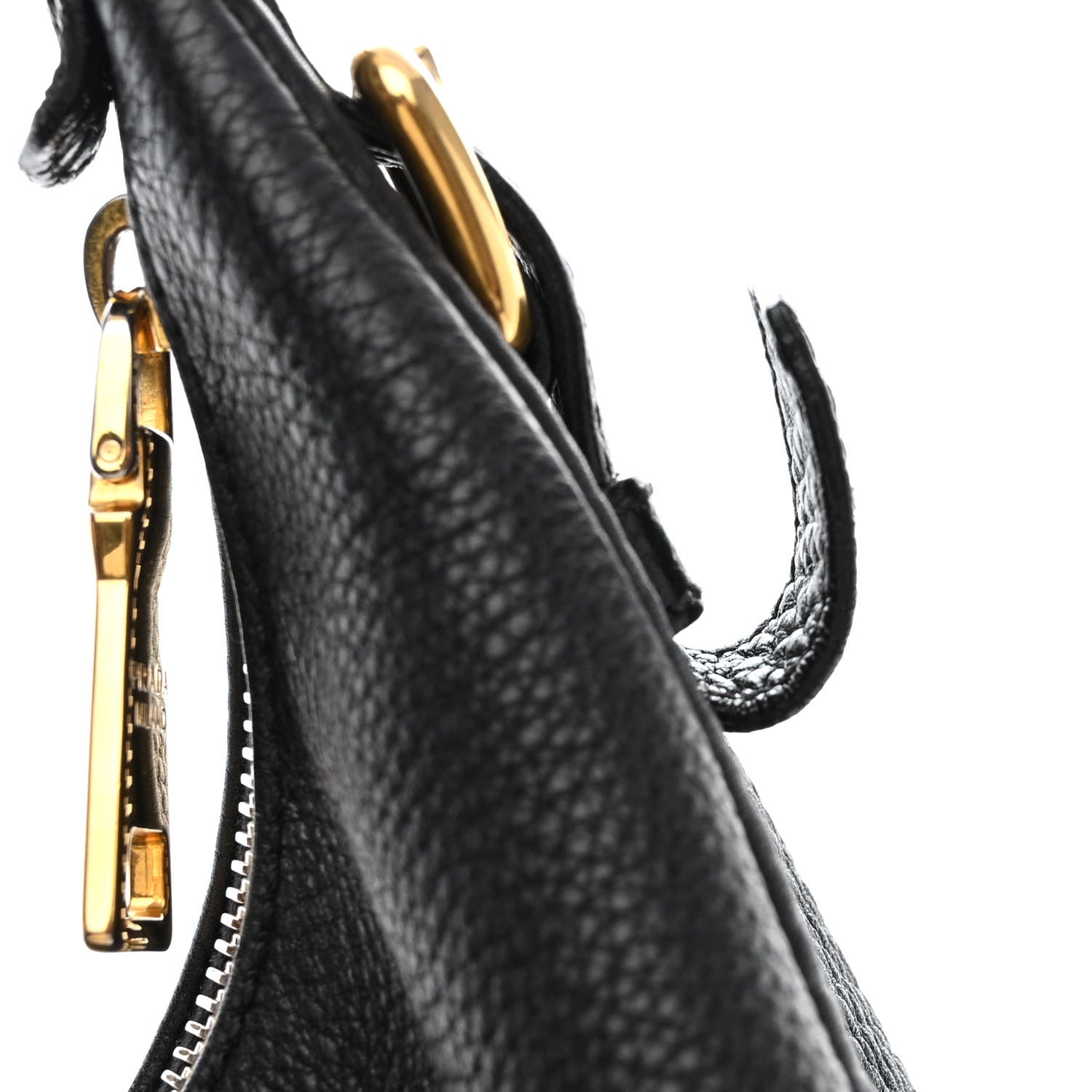 Prada Vitello Daino Hobo Black 15 of 16