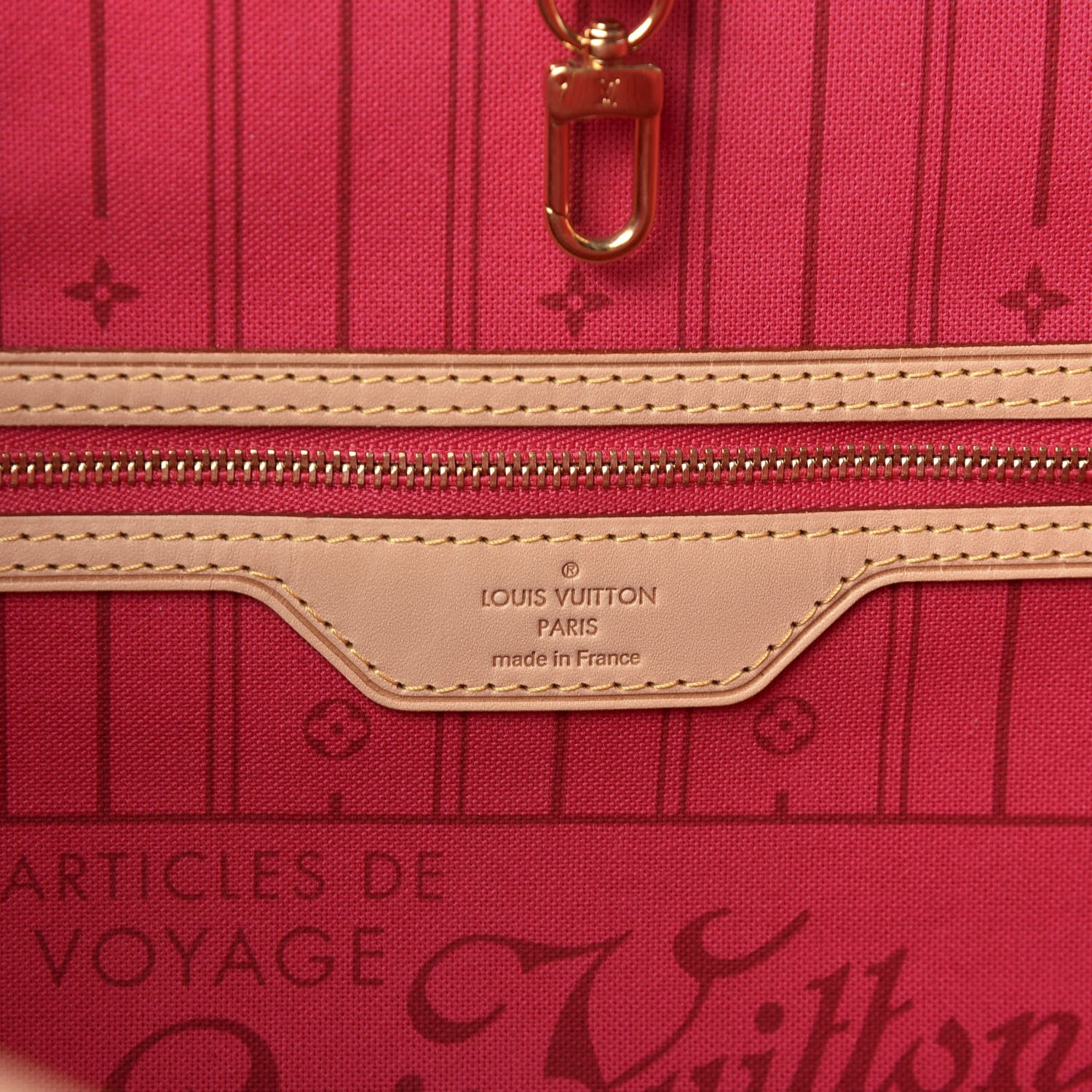 Louis Vuitton Monogram My LV Heritage Neverfull GM Blue Marine Fuchsia 7 of 9